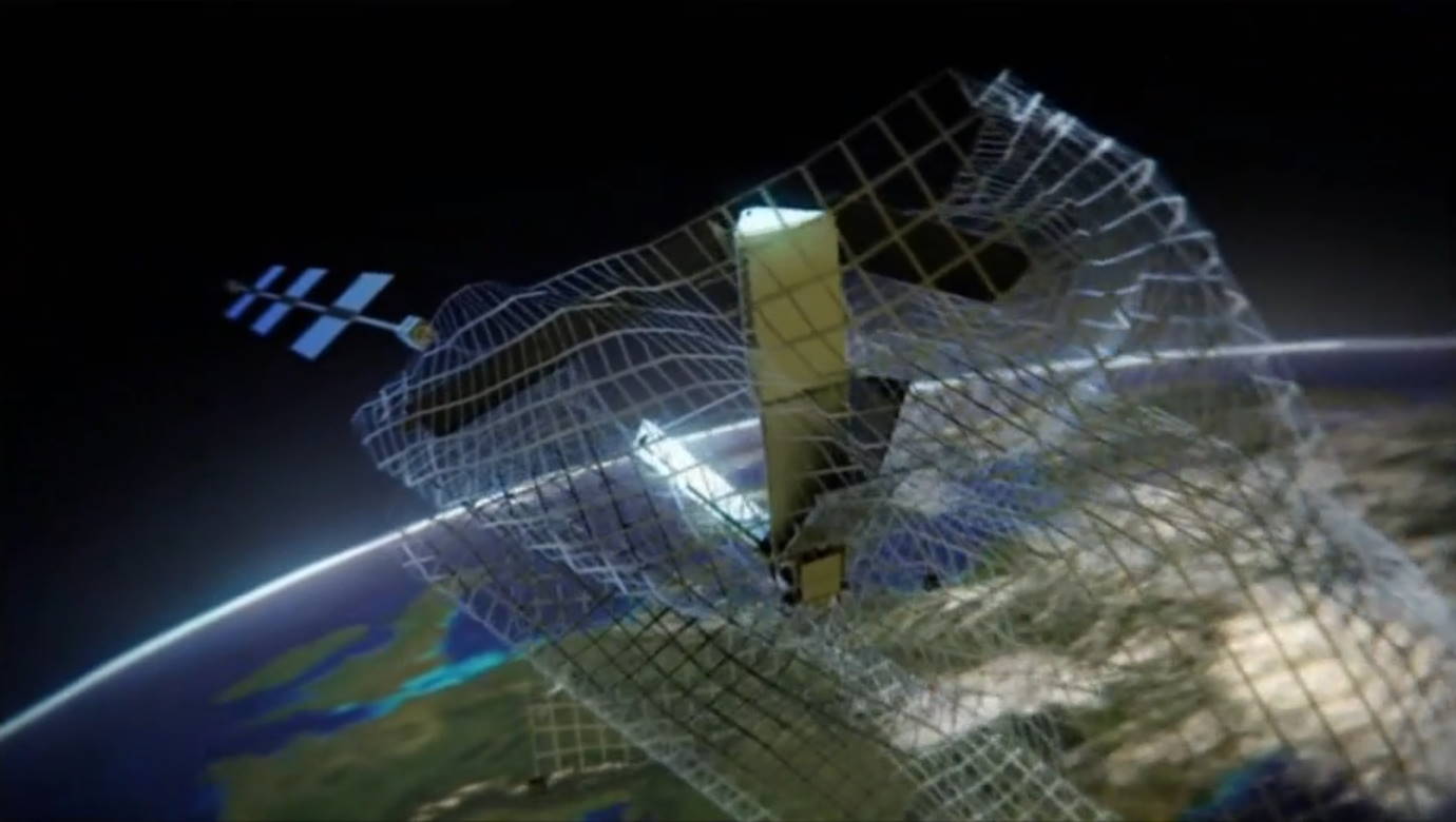 Realistic 3D EDDE rendering referred to in the movie 'Gravity'